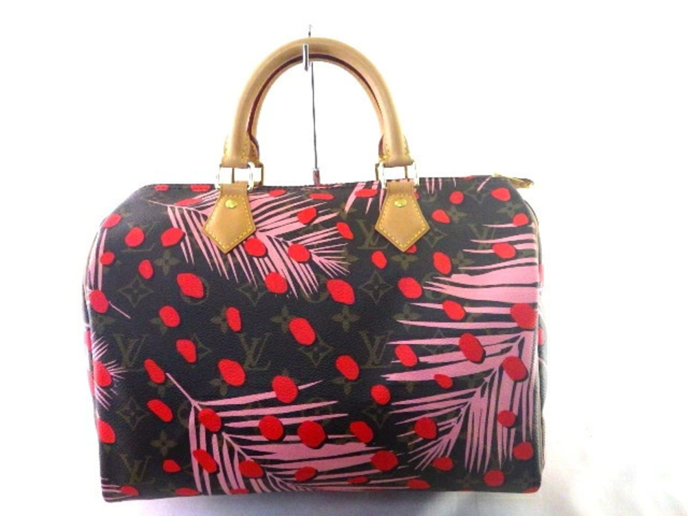 LOUIS VUITTON Speedy Handbag Monogram Jungle Dot